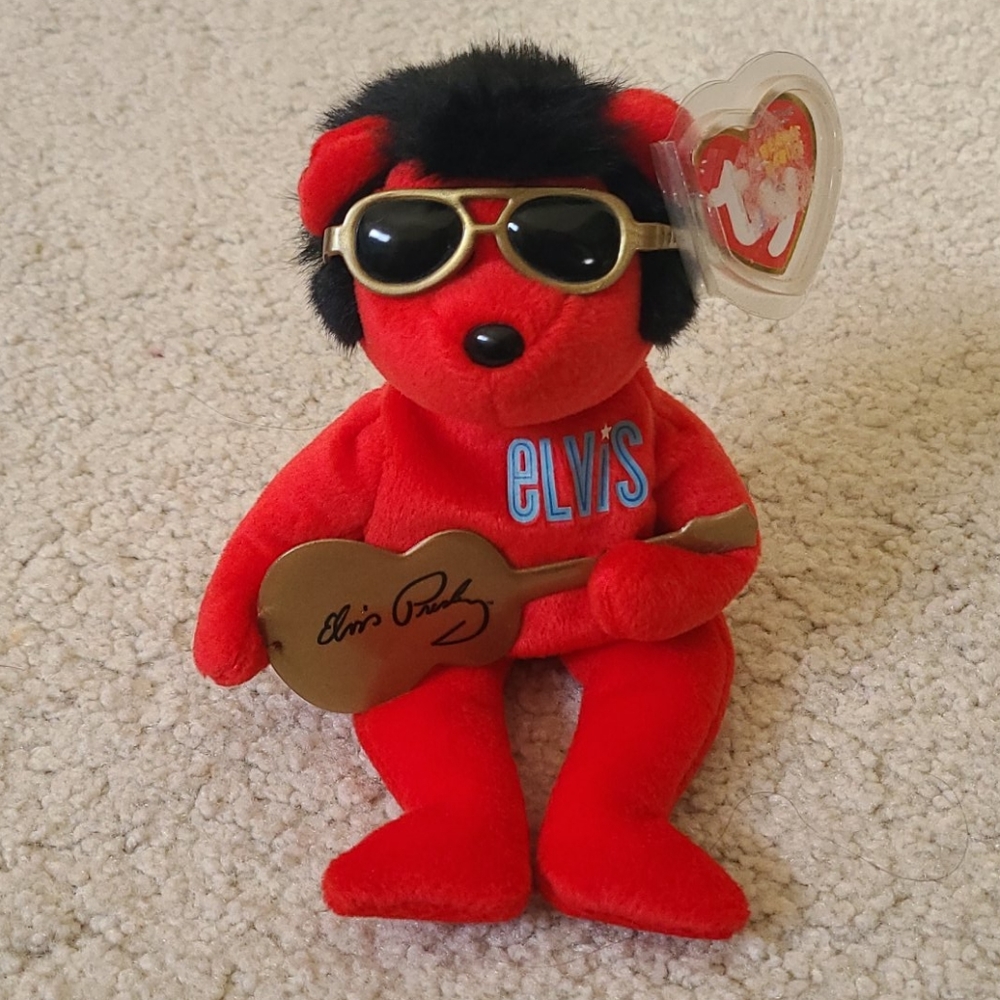 NWT Elvis Heartbreak Hotel Beanie Baby